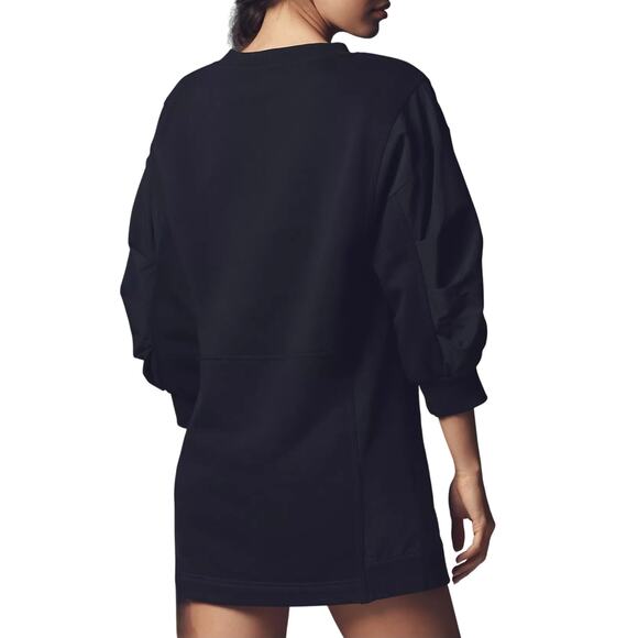 Anthropologie Daily Practice Mini Dress Tunic Top Sz Large Black Pullover $118 - Picture 6 of 16